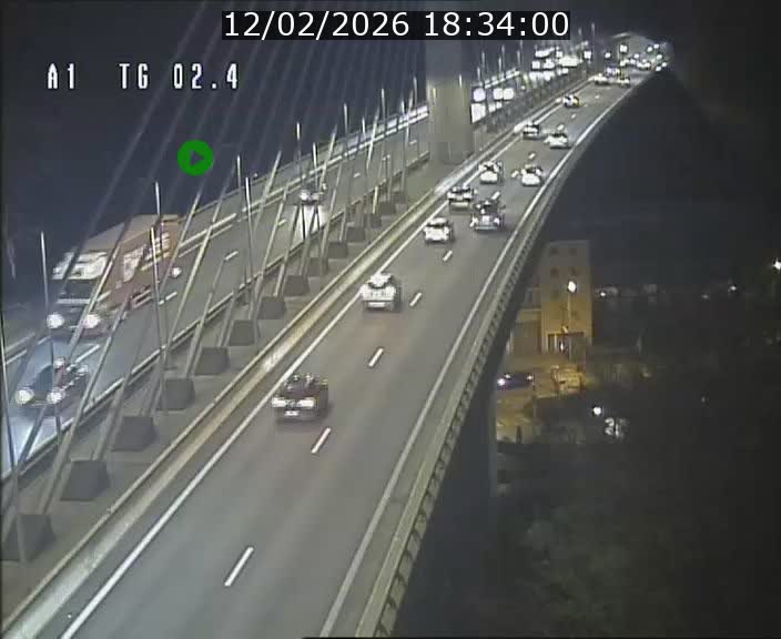 <h2>Traffic live webcam Luxembourg Sandweiler - A1 direction Luxembourg-ville - BK 2.4</h2>