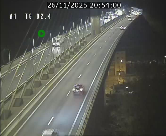 <h2>Traffic live webcam Luxembourg Sandweiler - A1 direction Luxembourg-ville - BK 2.4</h2>