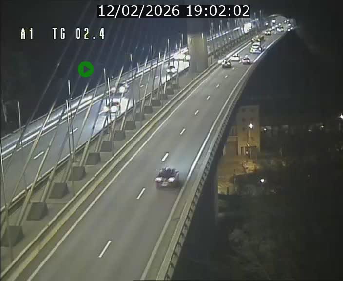 <h2>Traffic live webcam Luxembourg Sandweiler - A1 direction Luxembourg-ville - BK 2.4</h2>