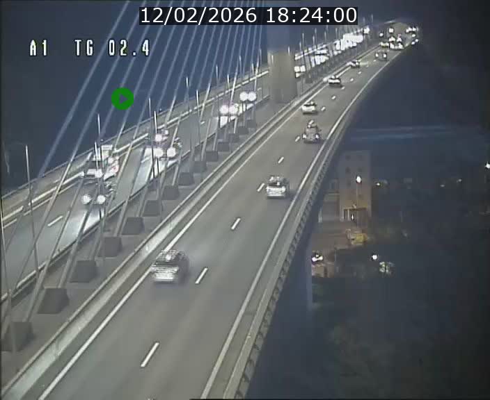 <h2>Traffic live webcam Luxembourg Sandweiler - A1 direction Luxembourg-ville - BK 2.4</h2>