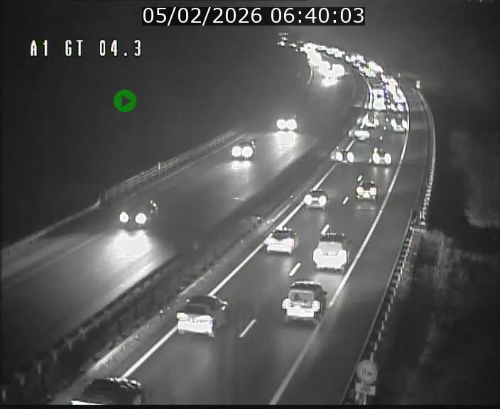 <h2>Traffic live webcam Luxembourg Itzig - A1 direction Sandweiler - BK 4.3</h2>
