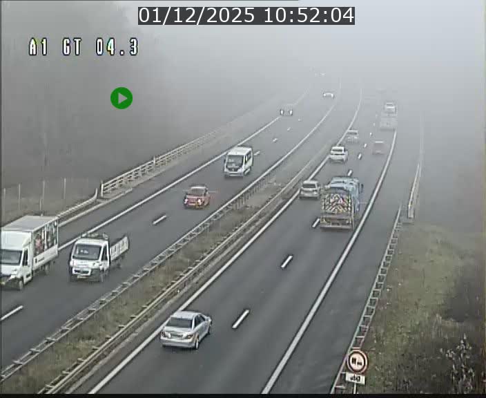 <h2>Traffic live webcam Luxembourg Itzig - A1 direction Sandweiler - BK 4.3</h2>