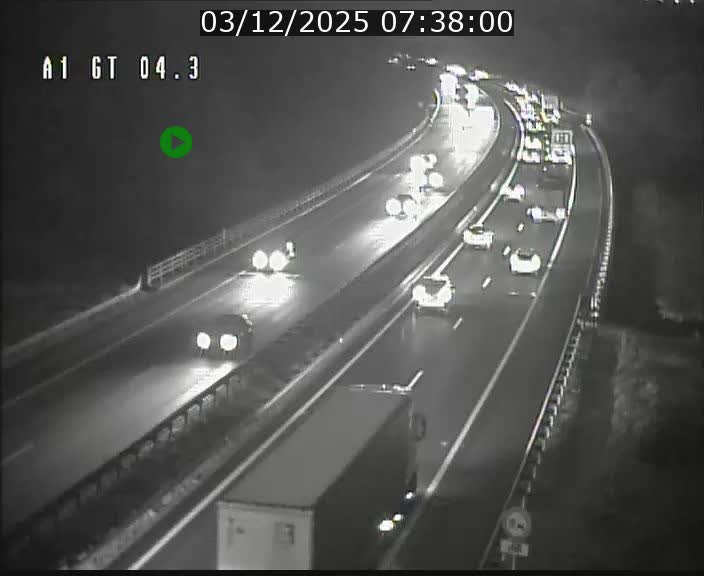 <h2>Traffic live webcam Luxembourg Itzig - A1 direction Sandweiler - BK 4.3</h2>