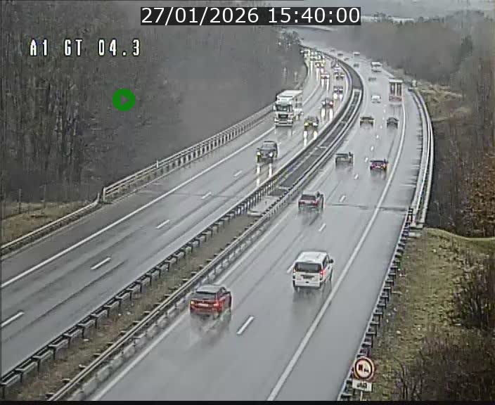 Traffic live webcam Luxembourg Itzig - A1 direction Sandweiler - BK 4.3
