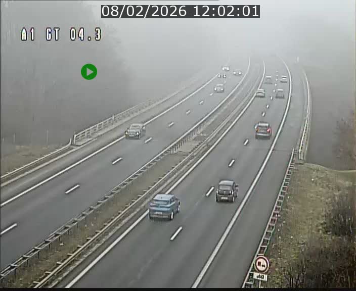 <h2>Traffic live webcam Luxembourg Itzig - A1 direction Sandweiler - BK 4.3</h2>