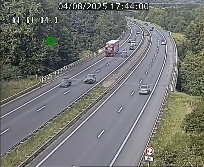 <h2>Traffic live webcam Luxembourg Itzig - A1 direction Sandweiler - BK 4.3</h2>
