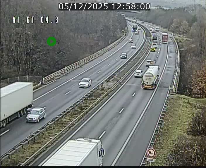 <h2>Traffic live webcam Luxembourg Itzig - A1 direction Sandweiler - BK 4.3</h2>