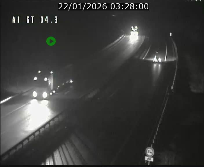 <h2>Traffic live webcam Luxembourg Itzig - A1 direction Sandweiler - BK 4.3</h2>