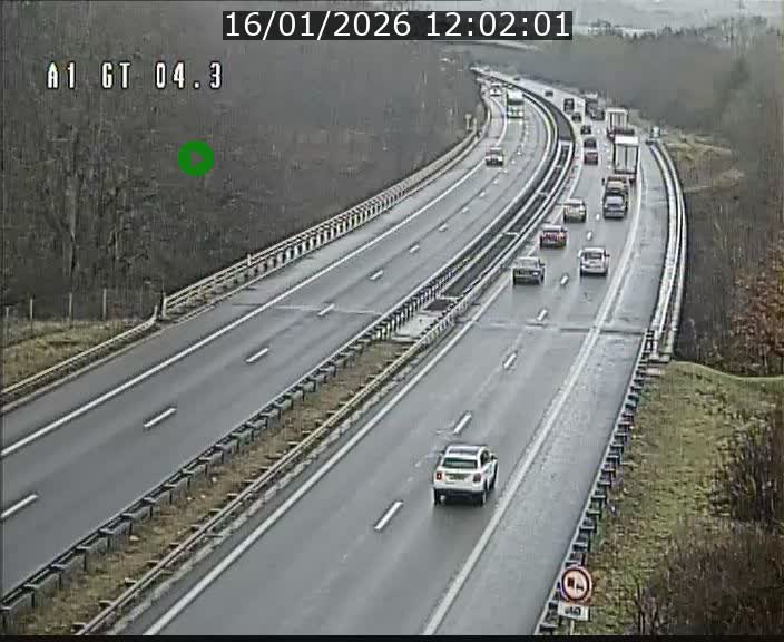 <h2>Traffic live webcam Luxembourg Itzig - A1 direction Sandweiler - BK 4.3</h2>