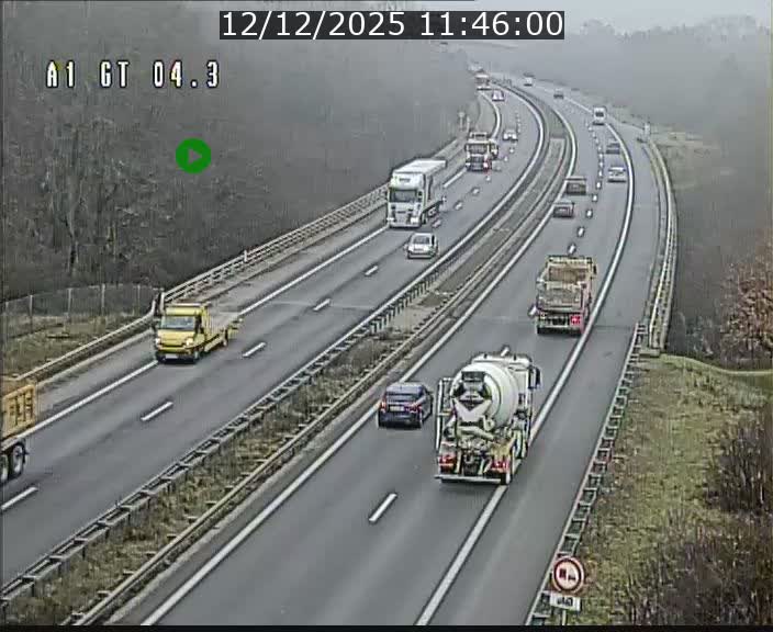 <h2>Traffic live webcam Luxembourg Itzig - A1 direction Sandweiler - BK 4.3</h2>