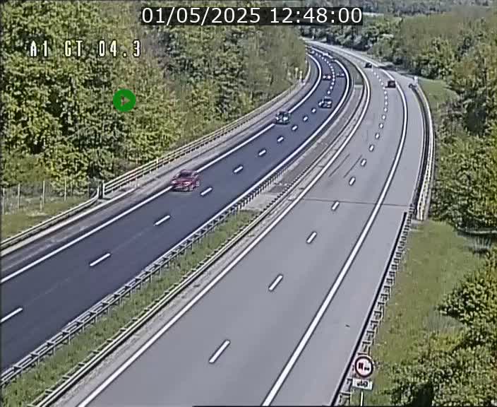 Traffic live webcam Luxembourg Itzig - A1 direction Sandweiler - BK 4.3