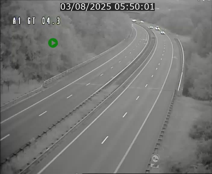 Traffic live webcam Luxembourg Itzig - A1 direction Sandweiler - BK 4.3