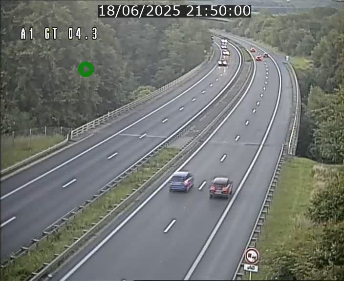 <h2>Traffic live webcam Luxembourg Itzig - A1 direction Sandweiler - BK 4.3</h2>
