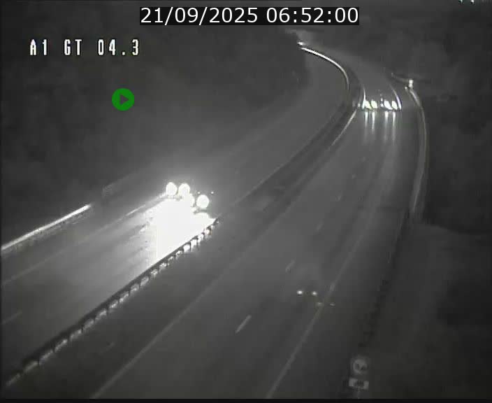 Traffic live webcam Luxembourg Itzig - A1 direction Sandweiler - BK 4.3