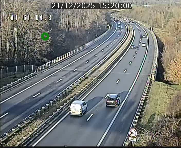 <h2>Traffic live webcam Luxembourg Itzig - A1 direction Sandweiler - BK 4.3</h2>