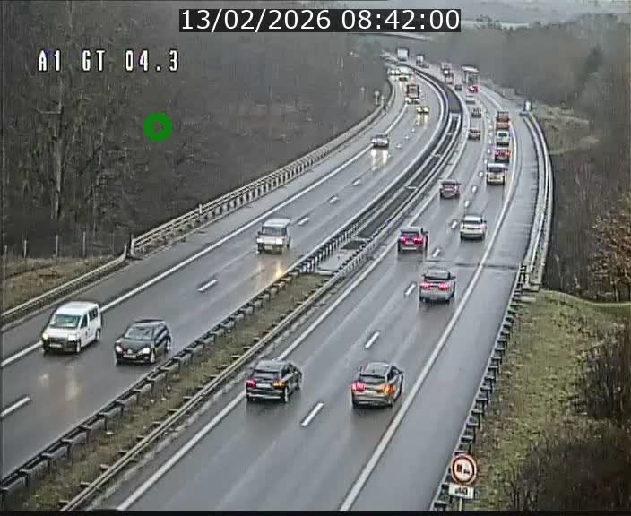 <h2>Traffic live webcam Luxembourg Itzig - A1 direction Sandweiler - BK 4.3</h2>