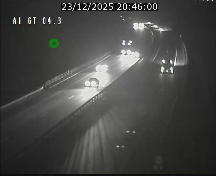 Traffic live webcam Luxembourg Itzig - A1 direction Sandweiler - BK 4.3