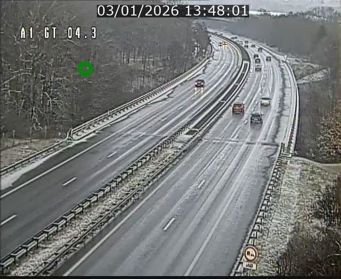 <h2>Traffic live webcam Luxembourg Itzig - A1 direction Sandweiler - BK 4.3</h2>