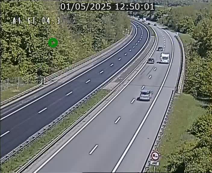 Traffic live webcam Luxembourg Itzig - A1 direction Sandweiler - BK 4.3