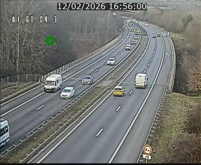 <h2>Traffic live webcam Luxembourg Itzig - A1 direction Sandweiler - BK 4.3</h2>