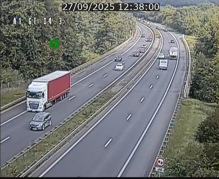<h2>Traffic live webcam Luxembourg Itzig - A1 direction Sandweiler - BK 4.3</h2>