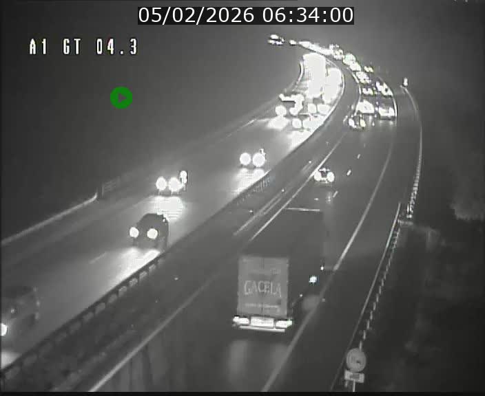 <h2>Traffic live webcam Luxembourg Itzig - A1 direction Sandweiler - BK 4.3</h2>