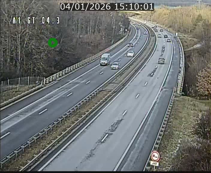<h2>Traffic live webcam Luxembourg Itzig - A1 direction Sandweiler - BK 4.3</h2>