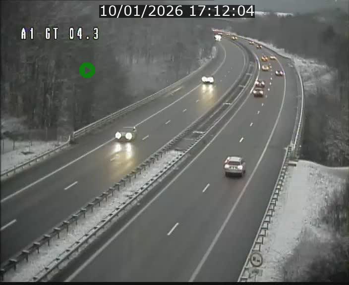 Traffic live webcam Luxembourg Itzig - A1 direction Sandweiler - BK 4.3