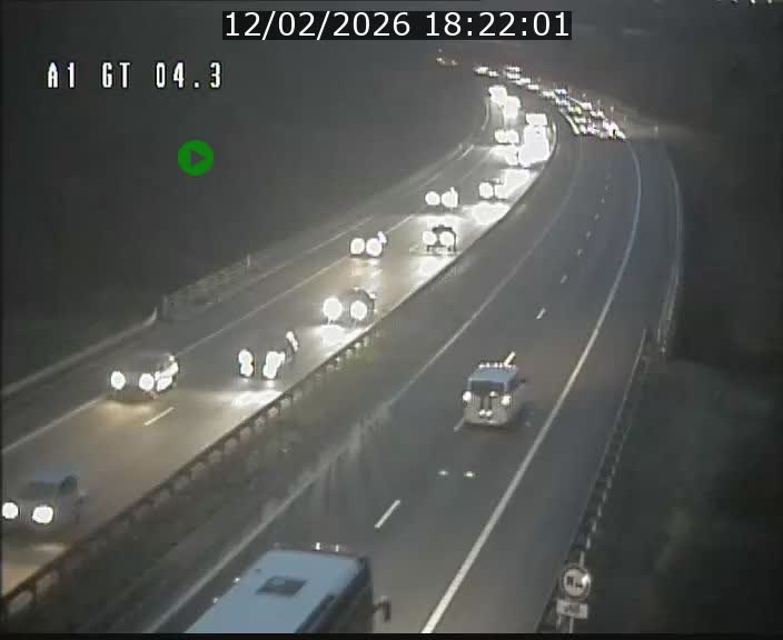 <h2>Traffic live webcam Luxembourg Itzig - A1 direction Sandweiler - BK 4.3</h2>