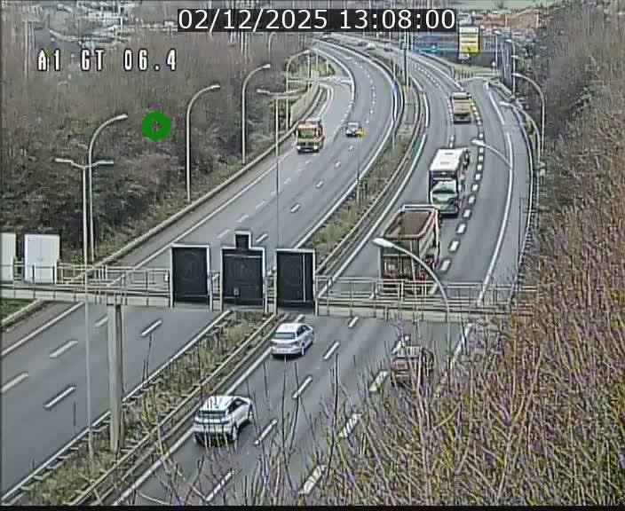 <h2>Traffic live webcam Luxembourg Hamm - A1 direction Sandweiler - BK 6.4</h2>