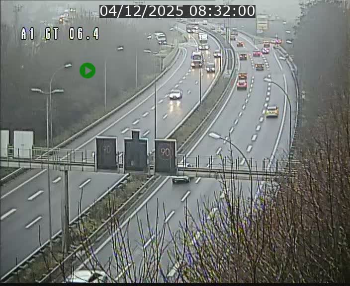 <h2>Traffic live webcam Luxembourg Hamm - A1 direction Sandweiler - BK 6.4</h2>