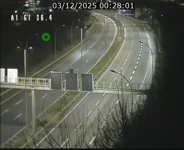 <h2>Traffic live webcam Luxembourg Hamm - A1 direction Sandweiler - BK 6.4</h2>