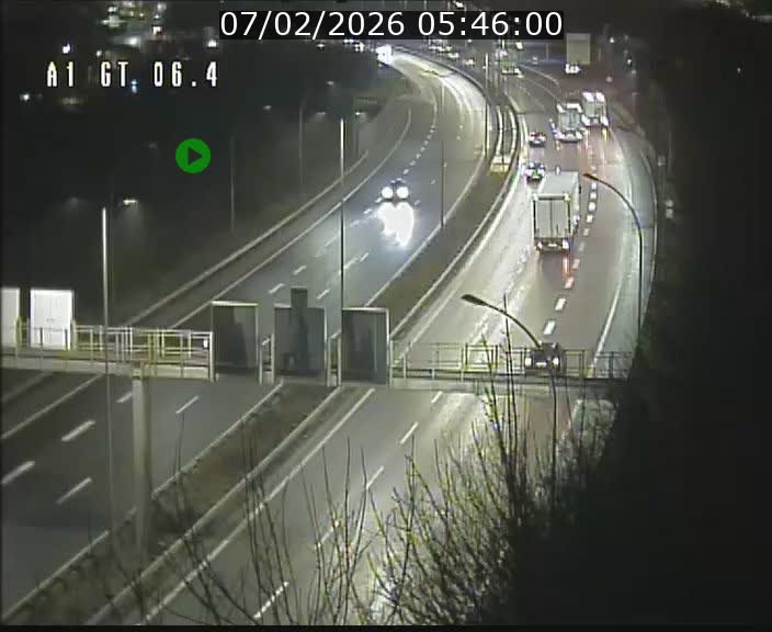 <h2>Traffic live webcam Luxembourg Hamm - A1 direction Sandweiler - BK 6.4</h2>