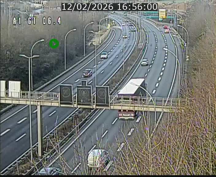 <h2>Traffic live webcam Luxembourg Hamm - A1 direction Sandweiler - BK 6.4</h2>