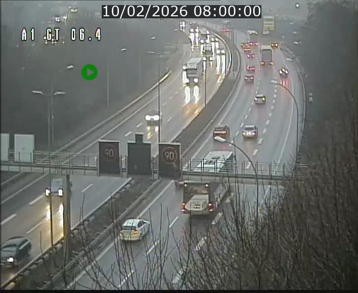 <h2>Traffic live webcam Luxembourg Hamm - A1 direction Sandweiler - BK 6.4</h2>