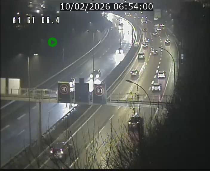 <h2>Traffic live webcam Luxembourg Hamm - A1 direction Sandweiler - BK 6.4</h2>