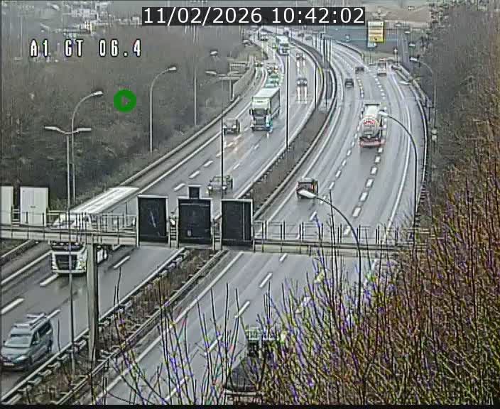 <h2>Traffic live webcam Luxembourg Hamm - A1 direction Sandweiler - BK 6.4</h2>