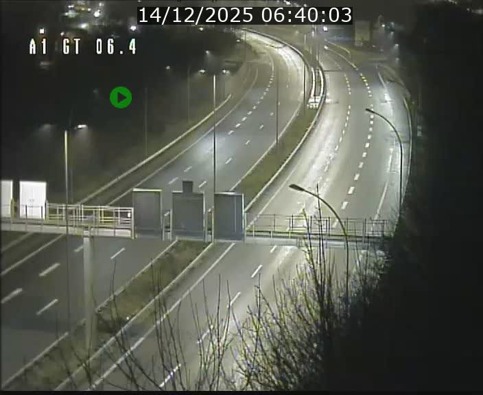 Traffic live webcam Luxembourg Hamm - A1 direction Sandweiler - BK 6.4