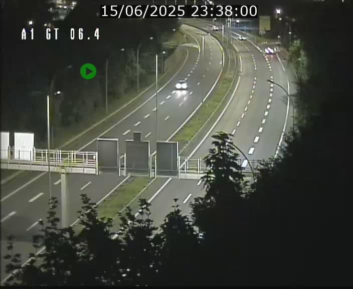 Traffic live webcam Luxembourg Hamm - A1 direction Sandweiler - BK 6.4