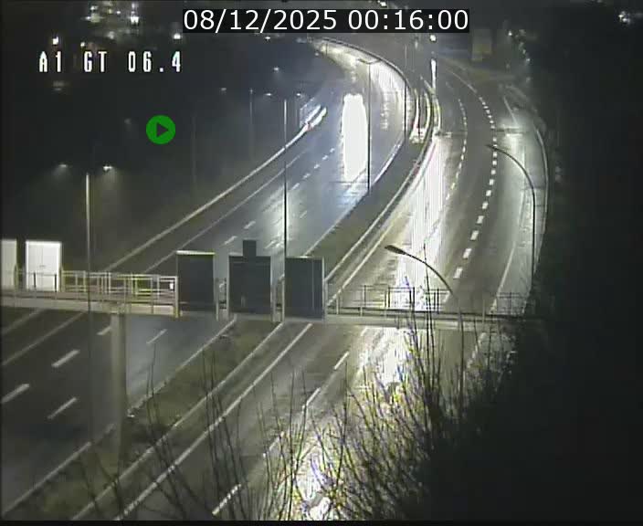 Traffic live webcam Luxembourg Hamm - A1 direction Sandweiler - BK 6.4