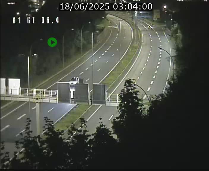 Traffic live webcam Luxembourg Hamm - A1 direction Sandweiler - BK 6.4