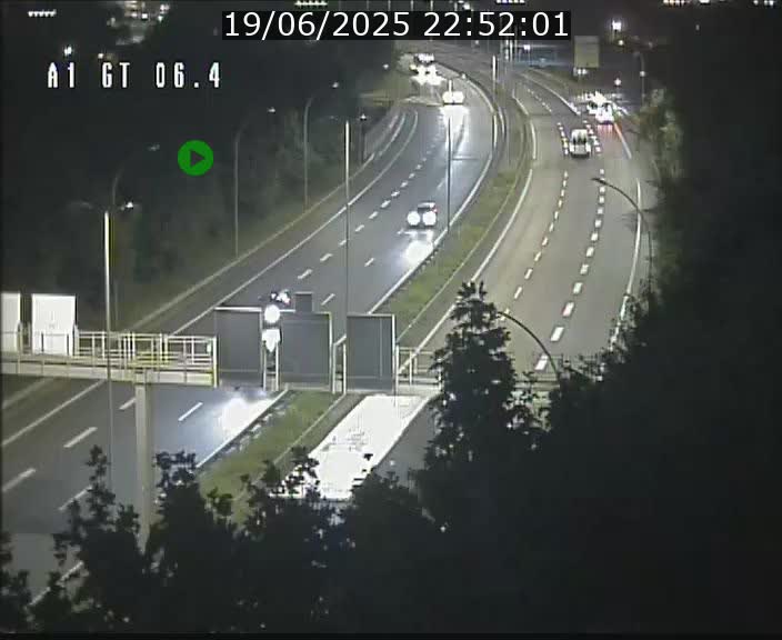 Traffic live webcam Luxembourg Hamm - A1 direction Sandweiler - BK 6.4