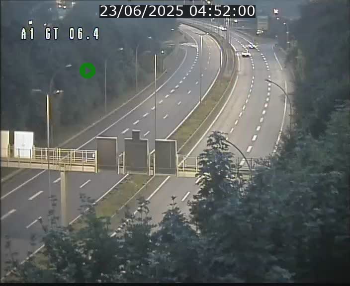 Traffic live webcam Luxembourg Hamm - A1 direction Sandweiler - BK 6.4