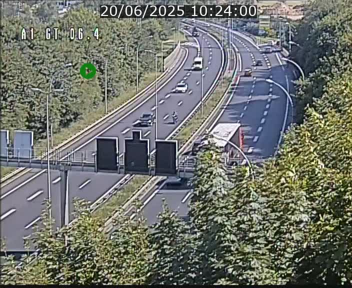 Traffic live webcam Luxembourg Hamm - A1 direction Sandweiler - BK 6.4