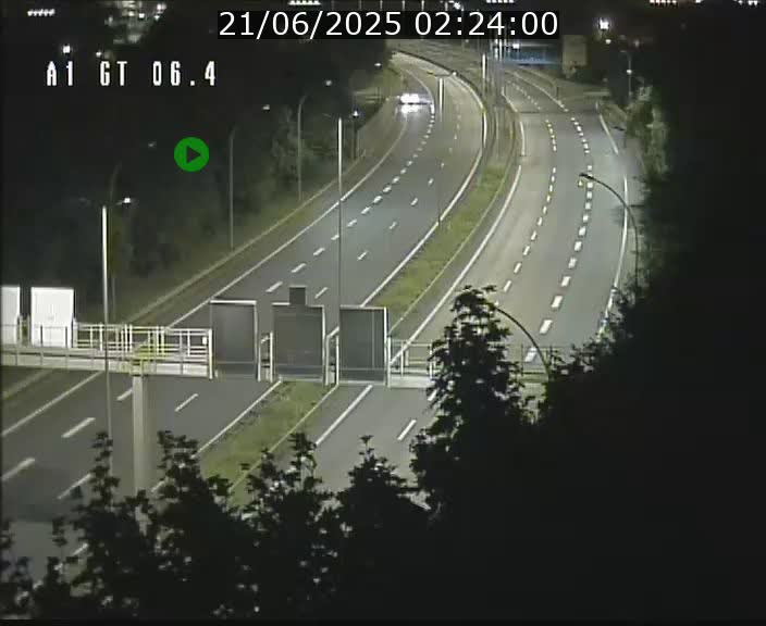 Traffic live webcam Luxembourg Hamm - A1 direction Sandweiler - BK 6.4