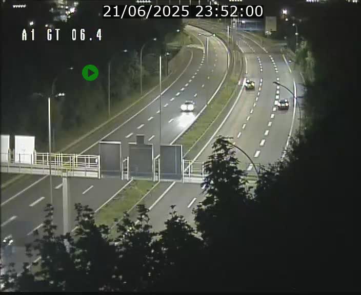 Traffic live webcam Luxembourg Hamm - A1 direction Sandweiler - BK 6.4
