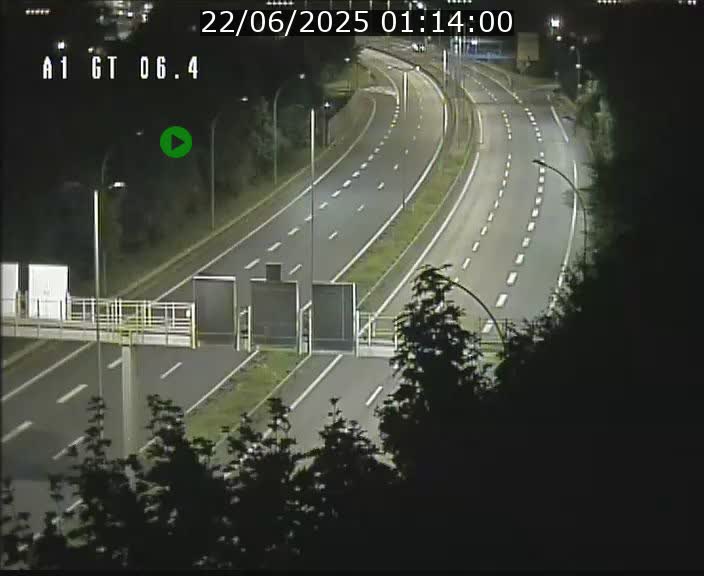 Traffic live webcam Luxembourg Hamm - A1 direction Sandweiler - BK 6.4