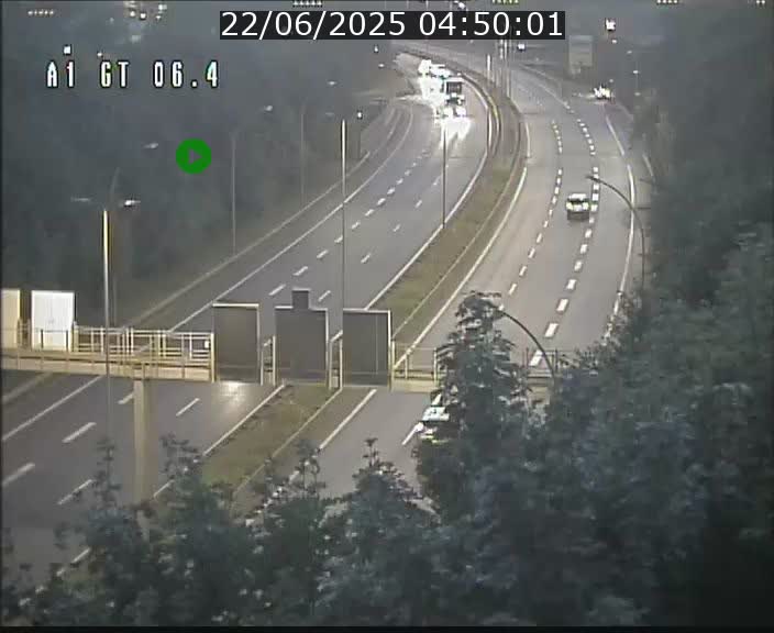 Traffic live webcam Luxembourg Hamm - A1 direction Sandweiler - BK 6.4