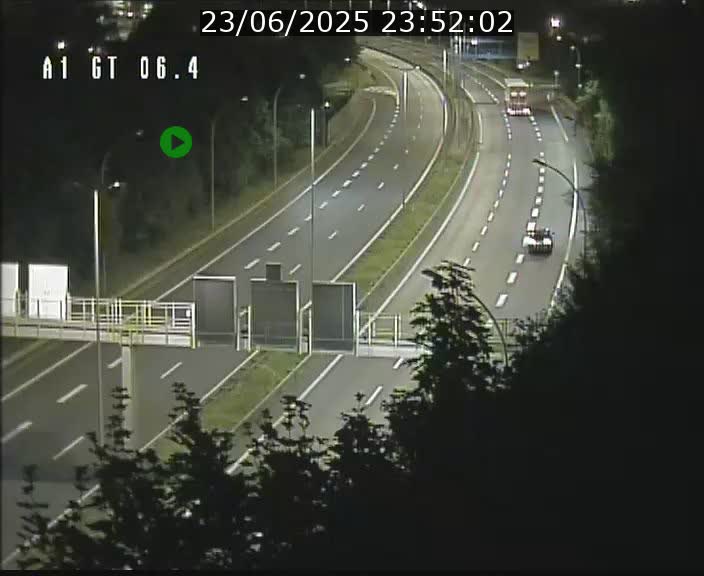 Traffic live webcam Luxembourg Hamm - A1 direction Sandweiler - BK 6.4