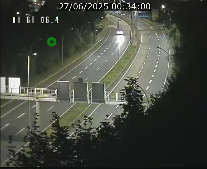 Traffic live webcam Luxembourg Hamm - A1 direction Sandweiler - BK 6.4